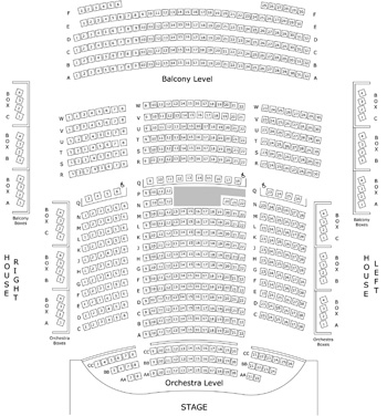 Main Stage Seating Plan
