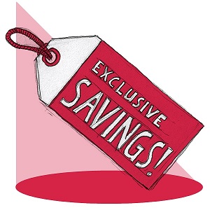 In the Spotlight - exclusive Savings promotional