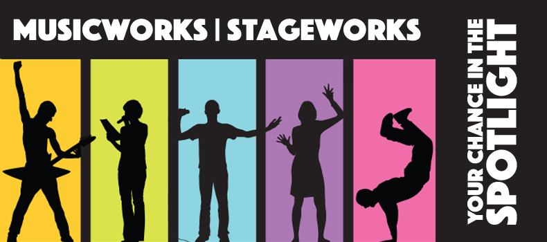 Music Works Stage Works Your Chance in the spotlight promotional