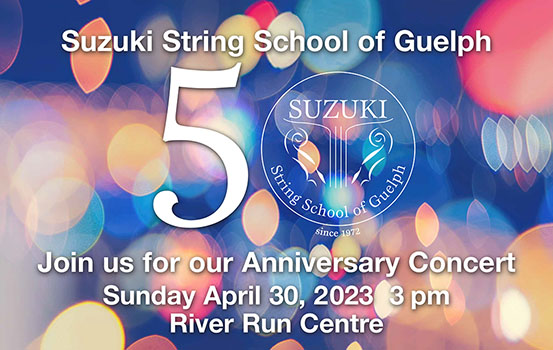 Suzuki String School of Guelph 50th Anniversary Concert