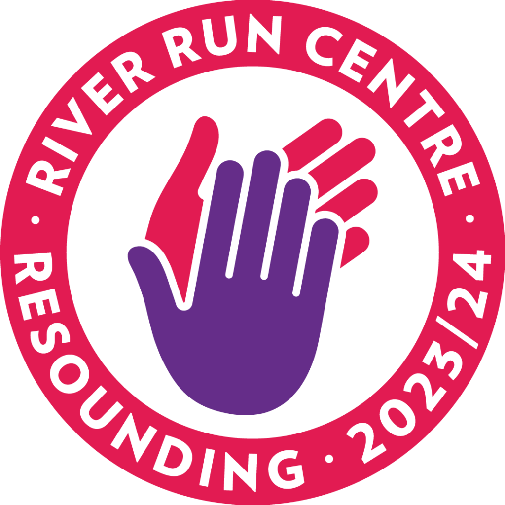 River Run Centre Resounding 2023/24 Season Logo